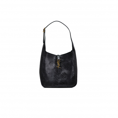 YSL LE 5 À 7 IN SNAKE SHINY LEATHER 8625795513 (23*22*8.5cm)